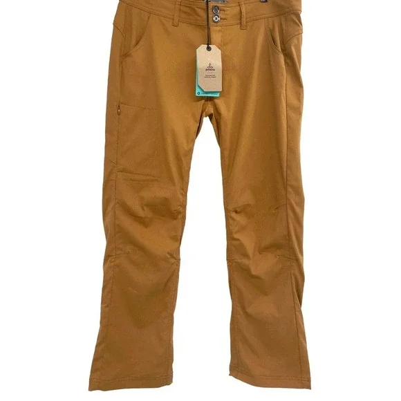PrAna Women’s Halle Hiking Pants 12 Straight Leg Earthbound New 28" Inseam - Picture 2 of 16